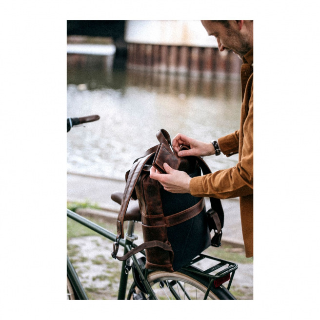 Sac à dos cuir Maverick THE ORIGINAL pour ordinateur 15,6" Sac à dos cuir Maverick THE ORIGINAL pour ordinateur 15,6"