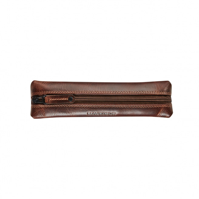 Platte etui voor Maverick THE ORIGINAL leren pen