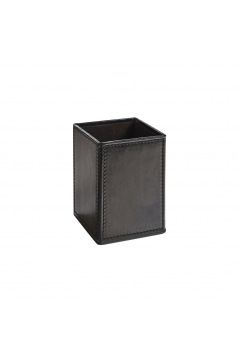 Pot à crayons en cuir Maverick ALL BLACK