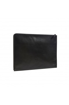 Pochette ordinateur cuir Maverick ALL BLACK pour ordinateur 15,6"