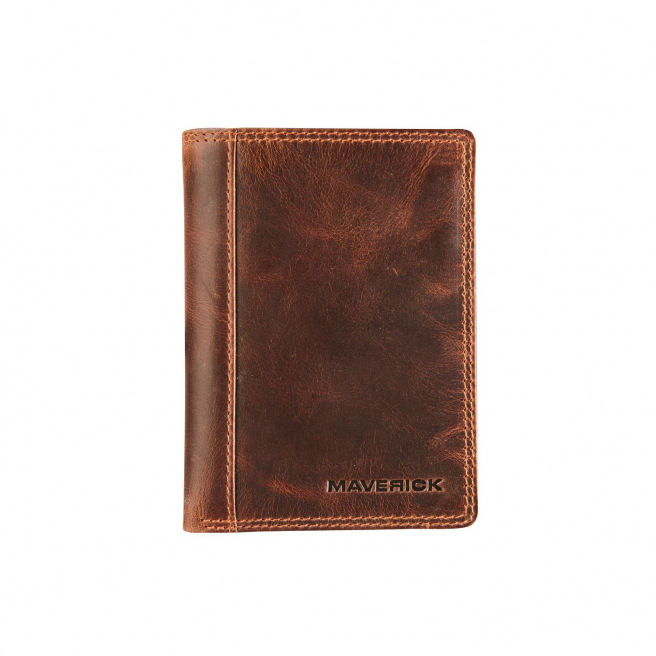 Maverick THE ORIGINAL leren portemonnee - 12 kaarten