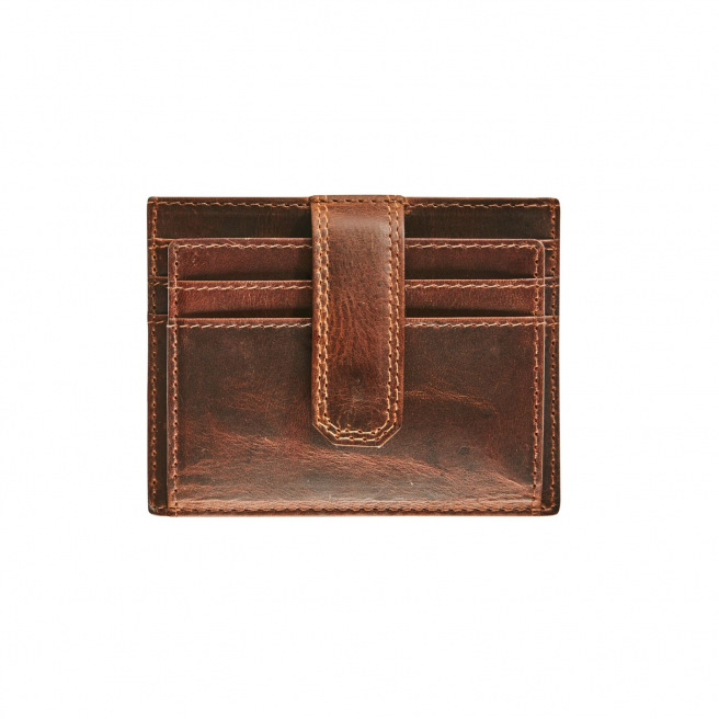 Porte-cartes en cuir Maverick THE ORIGINAL avec fermeture pression Porte-cartes en cuir Maverick THE ORIGINAL avec fermeture pression