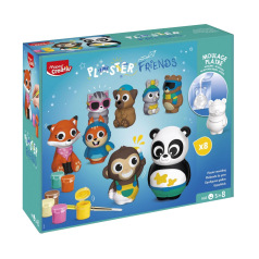MAPED CREATIV gipsen dierenset PLASTER FRIENDS met 8 dieren om te gieten MAPED CREATIV gipsen dierenset PLASTER FRIENDS met 8 dieren om te gieten