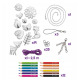 Kit MAPED CREATIV IMAGIN'STYLE - création d'accessoires en plastique fou