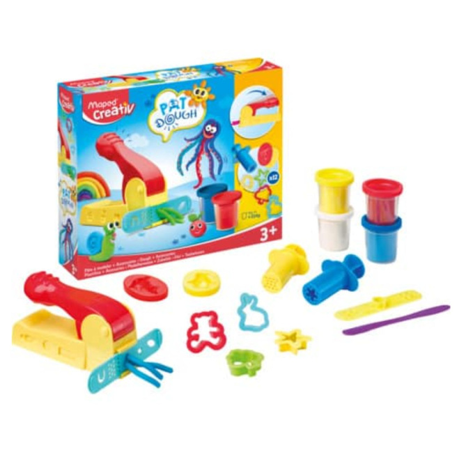 MAPED CREATIV PATATOON boetseerklei set - 4 potten + 12 accessoires