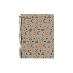 Spiraalschrift  MIQUELRIUS 100% GERECYCLEERD - geruit 5 x 5 mm - 160 pagina's Spiraalschrift  MIQUELRIUS 100% GERECYCLEERD - geruit 5 x 5 mm - 160 pagina's