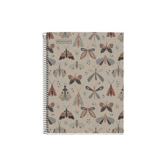 Cahier à spirales MIQUELRIUS 100% RECYCLÉ - quadrillé 5 x 5 mm - 160 pages