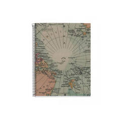 Spiraalgebonden notitieboek MIQUELRIUS 100% GERECYCLEERD - ruitjespapier 5 x 5 mm - 160 pagina's