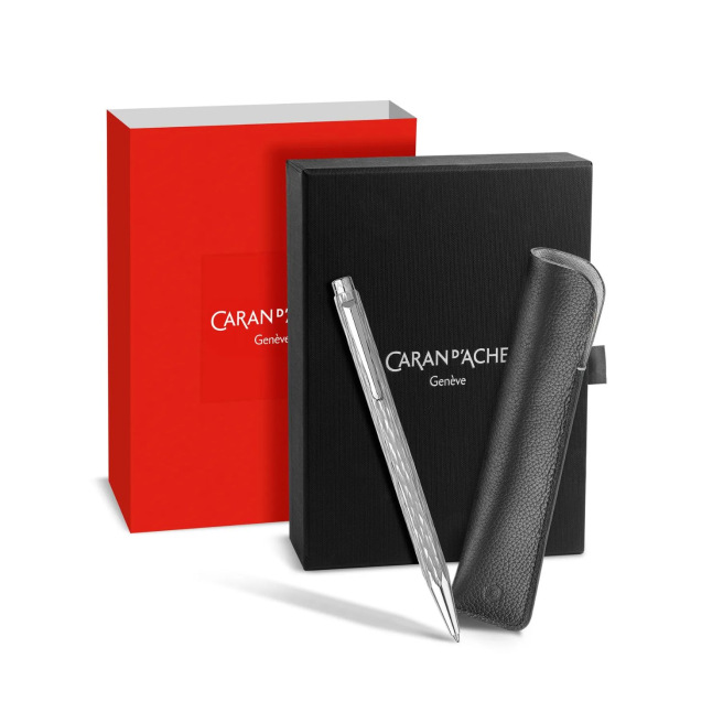 Caran d'Ache ECRIDOR VENETIAANSE Set - speciale editie - balpen & leren etui Caran d'Ache ECRIDOR VENETIAANSE Set - speciale editie - balpen & leren etui