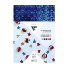 Holografisch karton Clairefontaine - 230 g - 25 x 35 cm - pakket van 5 vellen