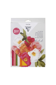 Kit papier crépon Clairefontaine BOUQUET DE FLEURS