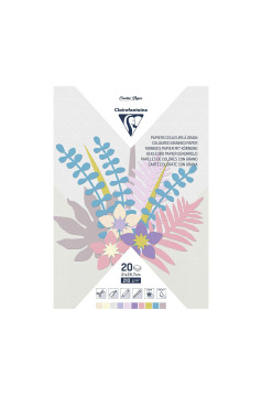 Bloc de papier dessin de couleur CLAIREFONTAINE PASTEL - 210 g - A4