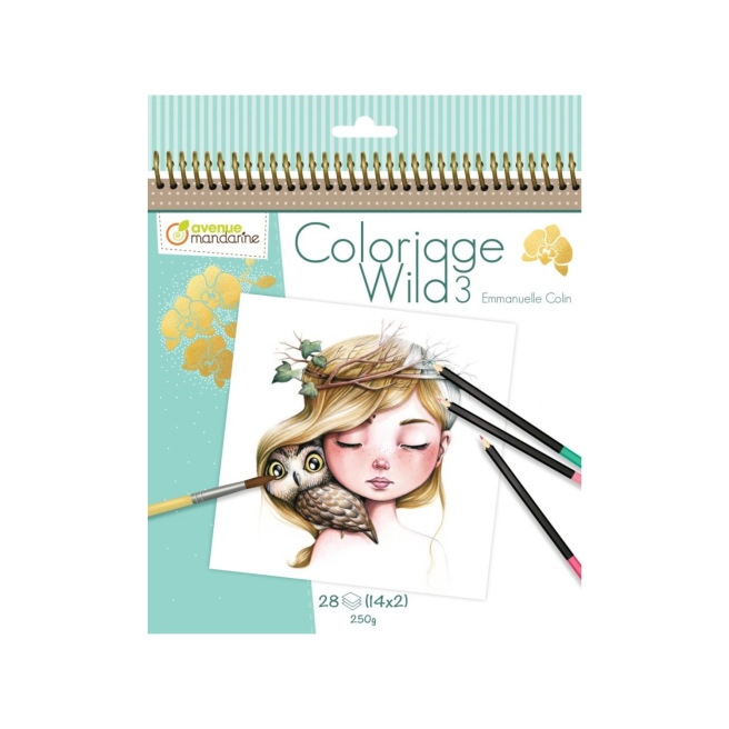 Kleurboek Avenue Mandarine WILD