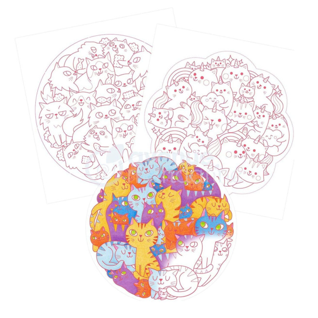 Carnet de coloriage Avenue Mandarine GRAFFY POP MANDALA Carnet de coloriage Avenue Mandarine GRAFFY POP MANDALA