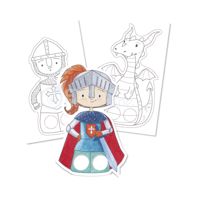 Avenue Mandarine GRAFFY PUPPET kleurboek