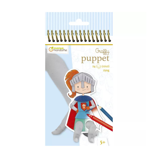 Avenue Mandarine GRAFFY PUPPET kleurboek