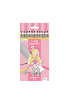 Avenue Mandarine GRAFFY PUPPET kleurboek