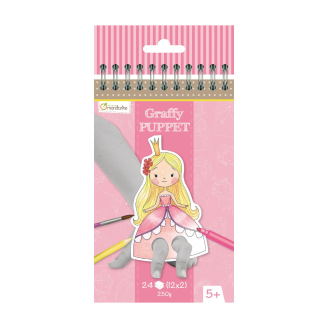 Avenue Mandarine GRAFFY PUPPET kleurboek