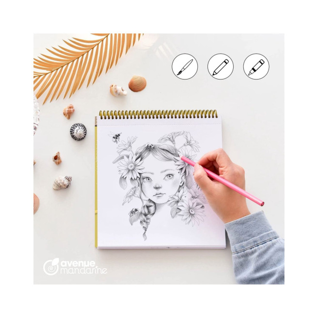 Kleurboek Avenue Mandarine WILD