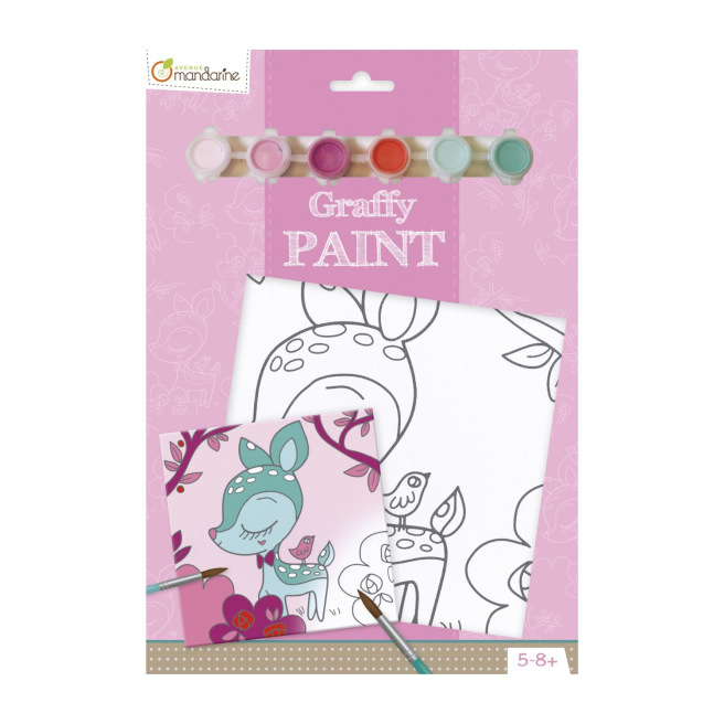 Kit de peinture Avenue Mandarine GRAFFY PAINT Kit de peinture Avenue Mandarine GRAFFY PAINT