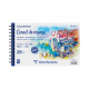 Bloc de papier aquarelle Clairefontaine GOLDLINE AQUAPAD 300 g