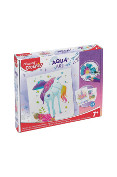 Kit de peintures aquarelle MAPED CREATIV AQUA ART Licornes
