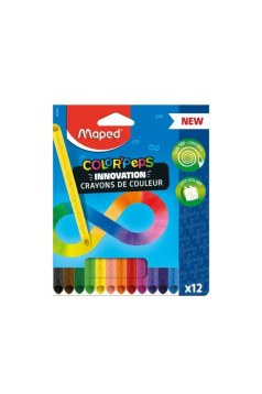 MAPED COLOR'PEPS kleurpotloden - doos van 12