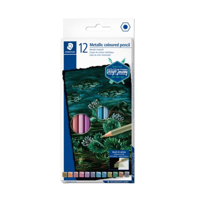 Staedtler METALLIC kleurpotloden - doos van 12