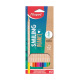 Crayons de couleur MAPED SMILING PLANET - étui de 12