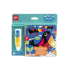 APLI AQUA FUN MAGIC PEN waterverf kleurblok APLI AQUA FUN MAGIC PEN waterverf kleurblok