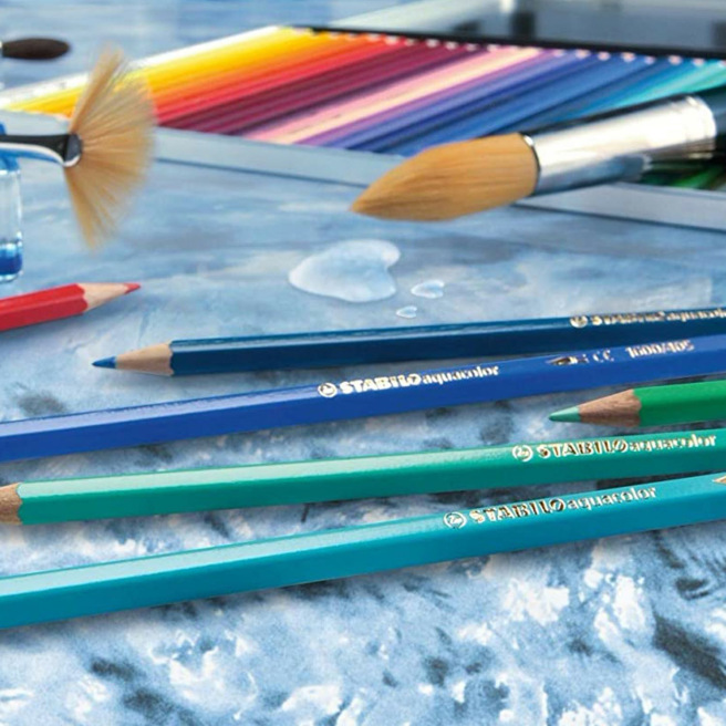 STABILO AQUACOLOR ARTY aquarelbare kleurpotloden STABILO AQUACOLOR ARTY aquarelbare kleurpotloden