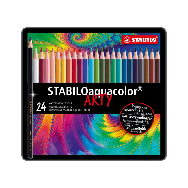 STABILO AQUACOLOR ARTY aquarelbare kleurpotloden STABILO AQUACOLOR ARTY aquarelbare kleurpotloden