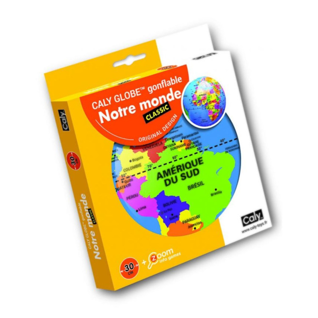 Opblaasbare wereldbol ONZE WERELD