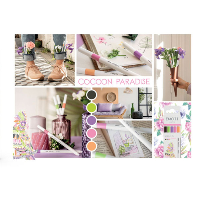 Uni-ball EMOTT viltstift - extra fijne punt Uni-ball EMOTT viltstift - extra fijne punt