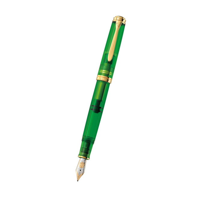 Pelikan SOUVERAN 800 GREEN DEMONSTRATOR - stylo-plume - plume M - édition spéciale