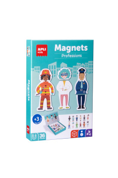 Jeu magnétique APLI MAGNETS LES PROFESSIONS