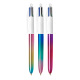 Stylo-bille BIC 4 COULEURS GRADIENT