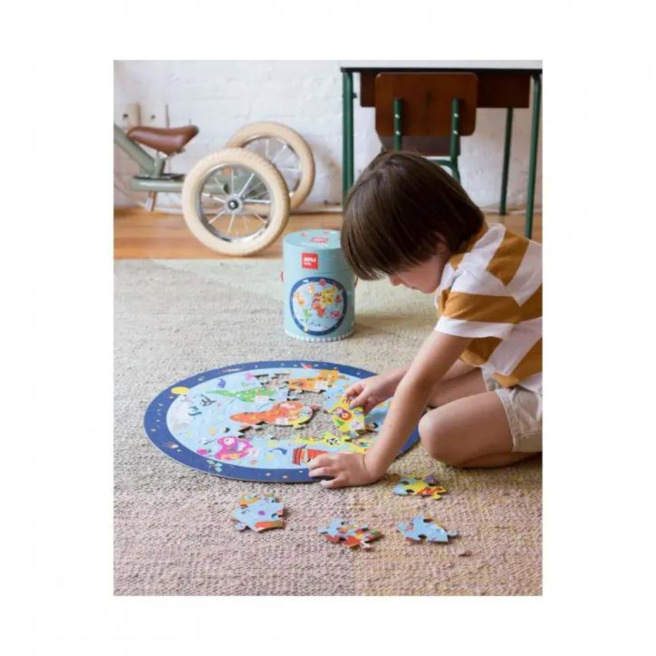 Puzzle circulaire Apli CARTE DU MONDE Puzzle circulaire Apli CARTE DU MONDE