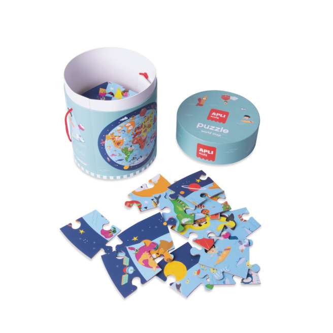 Puzzle circulaire Apli CARTE DU MONDE Puzzle circulaire Apli CARTE DU MONDE