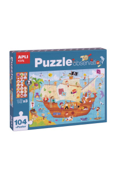 Puzzle Apli OBSERVATION BATEAU PIRATE