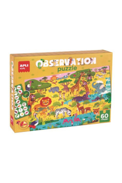 Puzzel Apli OBSERVATIE DE SAVANNE