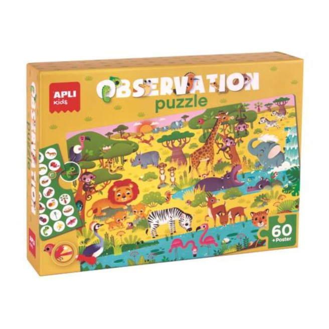 Puzzle Apli OBSERVATION LA SAVANE