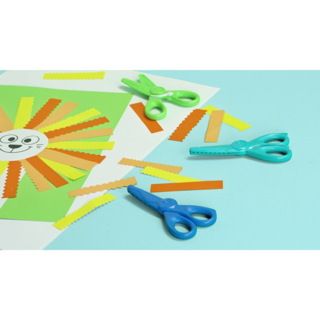 Blisterverpakking van 3 paar MAPED KIDICRAFT scharen Blisterverpakking van 3 paar MAPED KIDICRAFT scharen