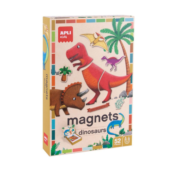 Jeu magnétique Apli MAGNETS DINOSAURES