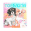 Carnet de coloriage TOP MODEL avec stickers