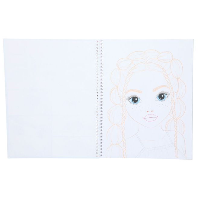 Kleurboek TOP MODEL CREATE YOUR MAKE UP met stickers