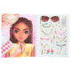 Kleurboek TOP MODEL CREATE YOUR MAKE UP met stickers