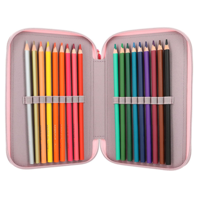 TOP MODEL etui met 3 compartimenten TOP MODEL etui met 3 compartimenten