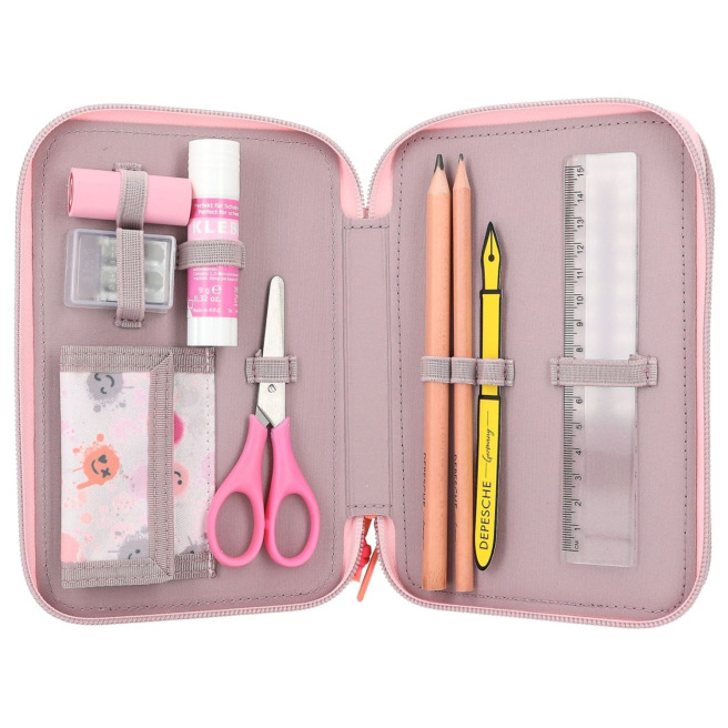 TOP MODEL etui met 3 compartimenten TOP MODEL etui met 3 compartimenten