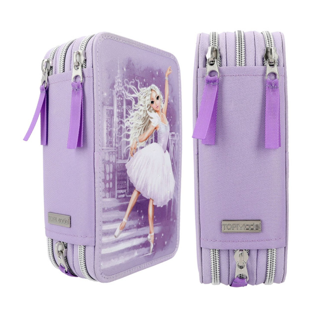 TOP MODEL etui met 3 compartimenten TOP MODEL etui met 3 compartimenten